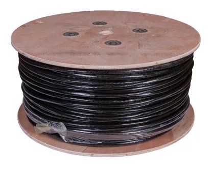Кабель REXANT 01-1122-R U/UTP, CAT 5E, PE, 25х2х0,48мм, внешний, черный