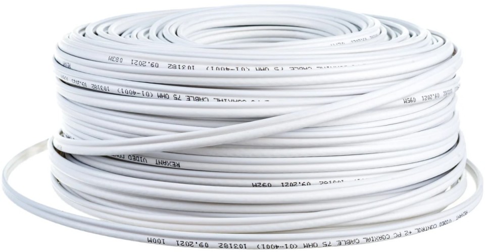 Кабель REXANT 01-4001 ККСВ-В +2х0,5мм, (бухта 100м), белый - изображение 3
