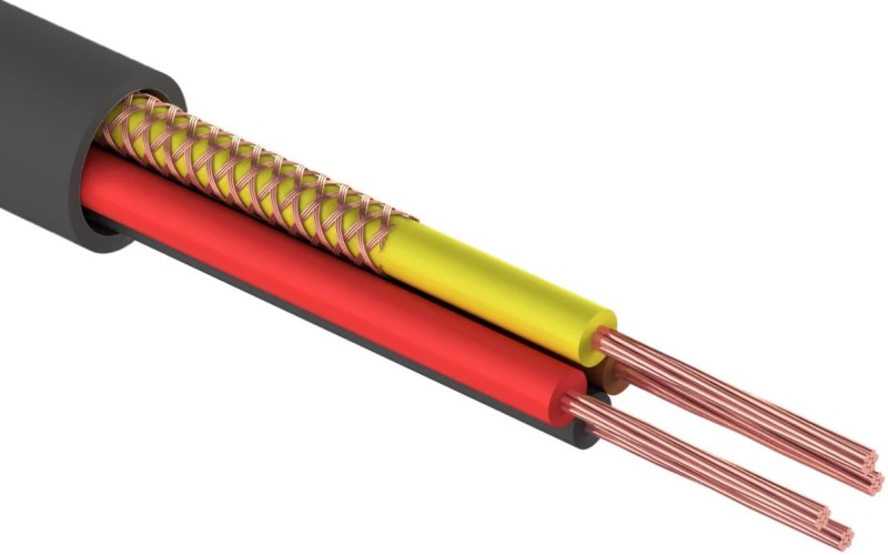 Кабель REXANT 01-4034 ШВЭП (ШСМ) 4x0,12мм², 200м, черный