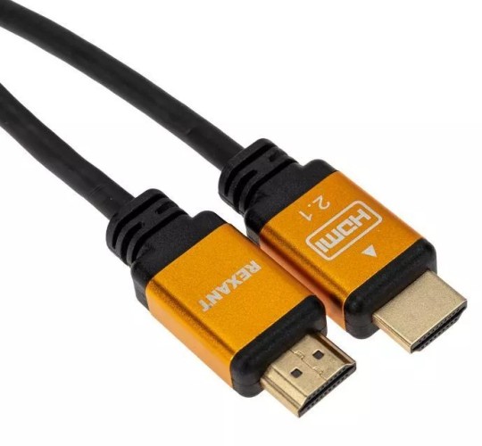 Кабель REXANT 17-6004 HDMI-HDMI 2.1, длина 2м, Gold (цветная коробка) - изображение 2
