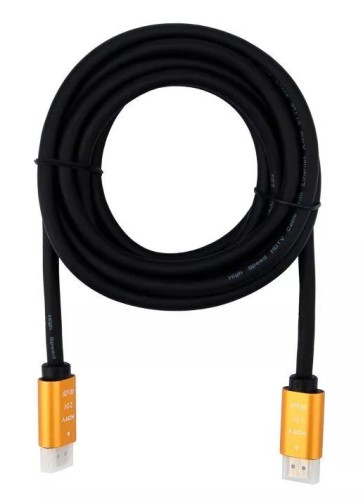 Кабель REXANT 17-6104 HDMI-HDMI 2.0, 2м, Gold (цветная коробка)