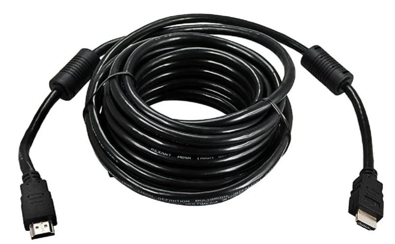 Кабель REXANT 17-6210 HDMI-HDMI 1.4, 20м, Gold (PVC пакет) - изображение 2