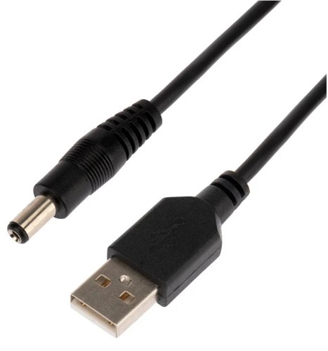 Кабель REXANT 18-0231 USB штекер-DC разьем питание 2,1х5,5 мм, длина 1,5 - изображение 2
