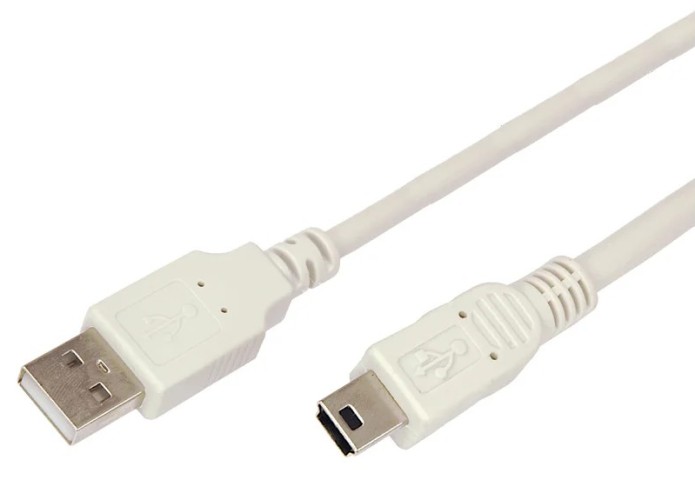 Кабель REXANT 18-1134 USB-A – mini USB, 1A, 1,8м, ПВХ, белый - изображение 2