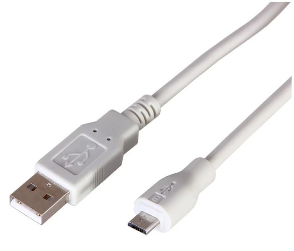 Кабель REXANT 18-1164 USB-A – micro USB, 1A, 1,8м, ПВХ, белый - изображение 2