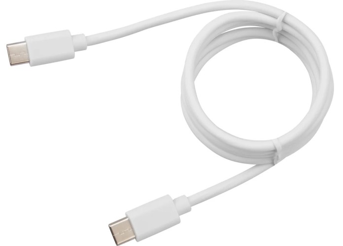 Кабель REXANT 18-1832 Type-C-Type-C, 3A, 100Вт, 1м, ПВХ, белый, Power De