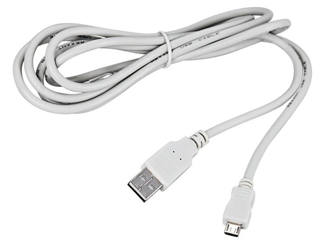 Кабель REXANT 18-4269 USB-A – micro USB, 1A, 1м, ПВХ, белый