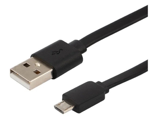 Кабель REXANT 18-4270 USB-A – micro USB, 2,4A, 1м, ПВХ, черный - изображение 2