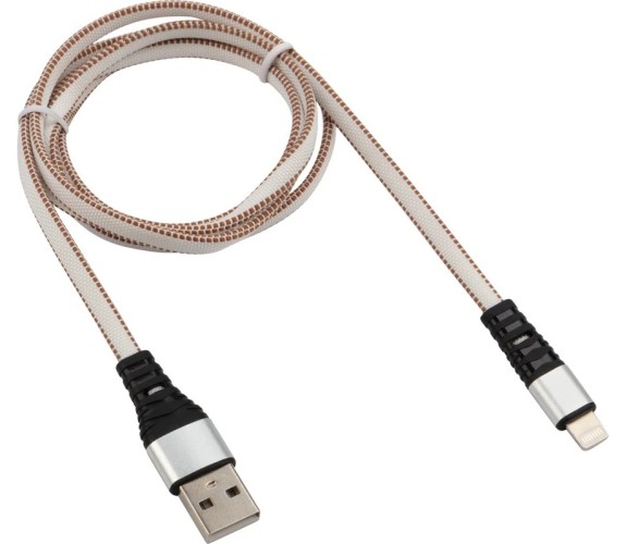 Кабель REXANT 18-7056 USB-A – lightning для apple, 2,4a, 1м, в белой ней