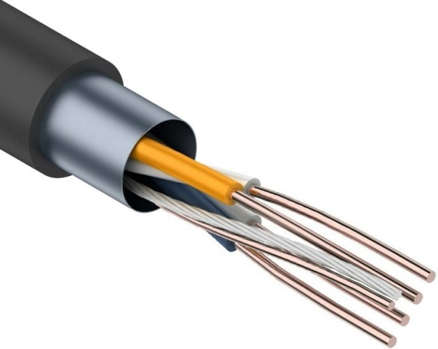 Кабель REXANT F/UTP, CAT 5e, PE 2х2х0,50мм, 24AWG внешний, черный 01-0124