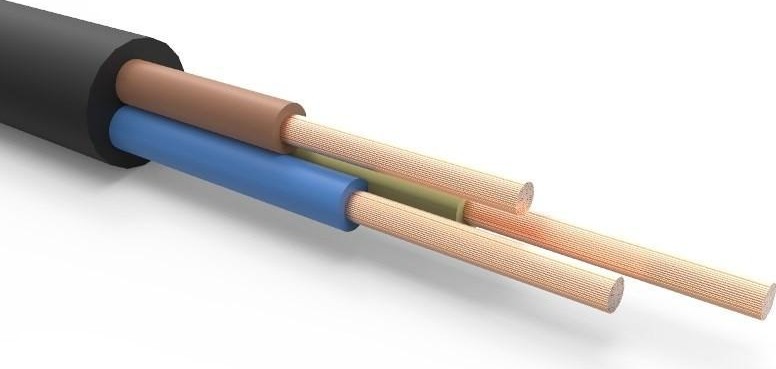 Кабель REXANT КГтп силовой гибкий 3х1,5 мм2, длина 50 метров 01-8420-50