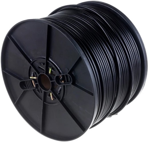 Кабель REXANT RG-6U (75 Oм) CCS/Al/Al (1,02/Al/48х0,12мм) 64% черный, 305м 01-2204 - изображение 2