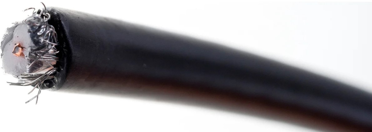 Кабель REXANT RG-6U (75 Oм) CCS/Al/Al (1,02/Al/48х0,12мм) 64% черный, 305м 01-2204 - изображение 3