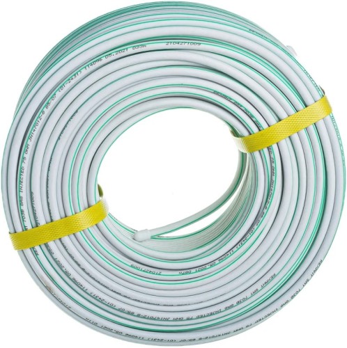 Кабель REXANT SAT 703 B Cu/Al/Cu, (1,00мм/64x0,12мм) 100м, белый 01-2431 - изображение 2