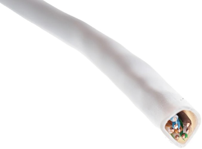 Кабель REXANT U/UTP, CAT 5e, PVC 4x2x0,50мм, 24AWG внутренний, серый, 100м 01-0043-100 - изображение 4