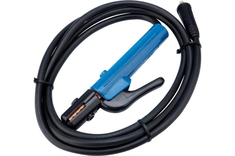 Кабель сварочный REXANT 16-0754 c электрододержателем 25 мм² 300А СКР 10-25 3м