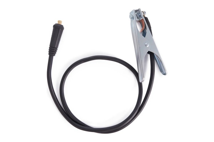 Кабель сварочный REXANT 16-0764 с клеммой заземления 25 мм² 300А СКР 10-25 3м