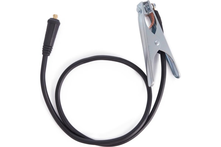 Кабель сварочный REXANT 16-0763 с клеммой заземления 16 мм² 200А СКР 10-25 3м