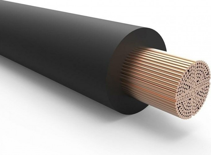 Кабель сварочный ЗУБР КГтп 1x25 mm2 50 м, гост 24334-80 60017-50