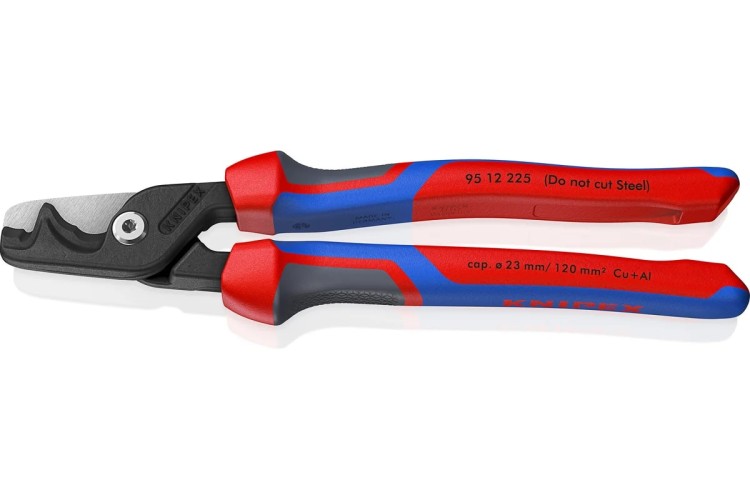 Кабелерез KNIPEX StepCut XL ступенчатый рез, Ø 23 мм, длина 225 мм, фосфатиров KN-9512225