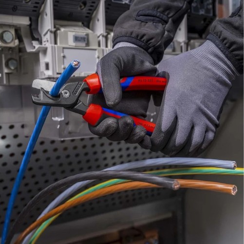 Кабелерез KNIPEX StepCut XL ступенчатый рез, Ø 23 мм, длина 225 мм, фосфатиров KN-9512225 - изображение 5