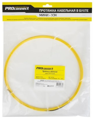 Кабельная протяжка Proconnect 47-1010-6 (мини УЗК в бухте), стеклопруток, d=3,0мм, 10м - изображение 4