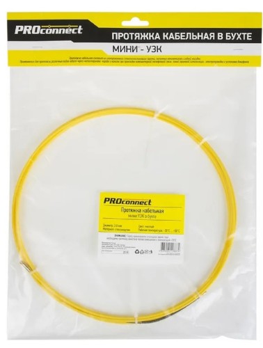 Кабельная протяжка Proconnect 47-1005-6 (мини УЗК в бухте), стеклопруток, d=3,0мм, 5м - изображение 4