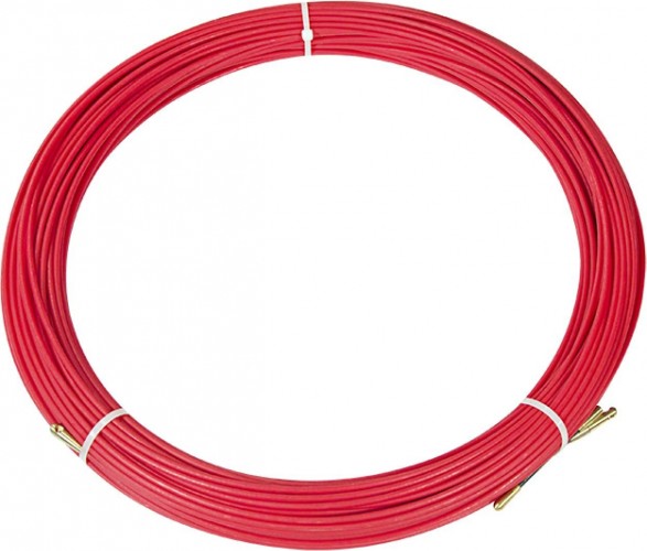 Кабельная протяжка REXANT 47-1100 стеклопруток 100 м, красная