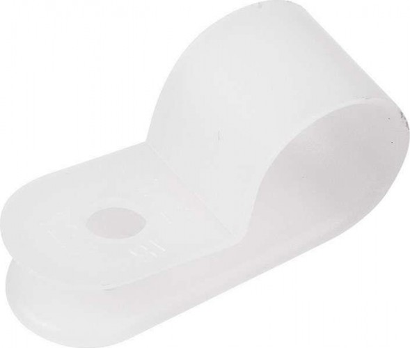 Кабельная скоба под винт REXANT 9 мм, белый упаковка 50 шт. 07-4409