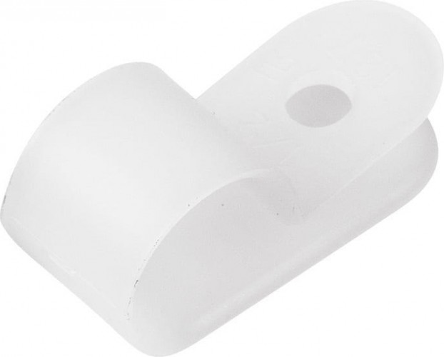 Кабельная скоба под винт REXANT 9 мм, белый упаковка 50 шт. 07-4409 - изображение 2