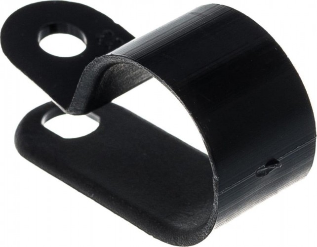 Кабельная скоба под винт REXANT 16 мм, черный упаковка 50 шт. 07-4416-1 - изображение 3