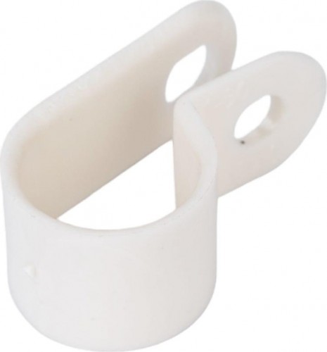 Кабельная скоба под винт REXANT 12 мм, белый упаковка 50 шт. 07-4412 - изображение 2