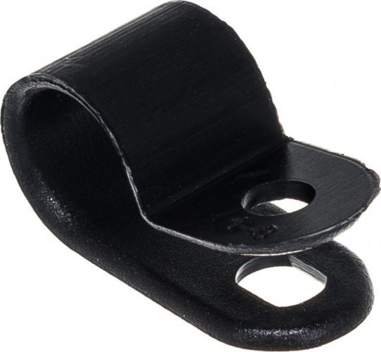 Кабельная скоба под винт REXANT 9 мм, черный упаковка 50 шт. 07-4409-1