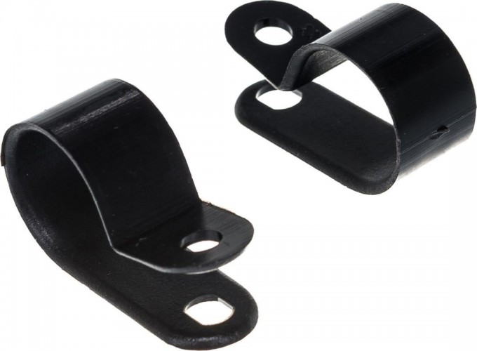 Кабельная скоба под винт REXANT 16 мм, черный упаковка 50 шт. 07-4416-1 - изображение 2