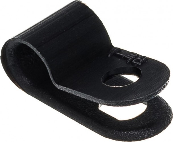 Кабельная скоба под винт REXANT 5 мм, черный упаковка 50 шт. 07-4405-1