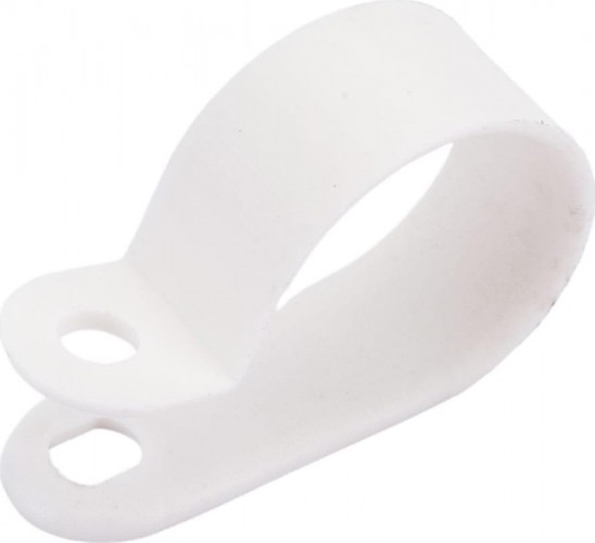 Кабельная скоба под винт REXANT 20 мм, белый упаковка 50 шт. 07-4420
