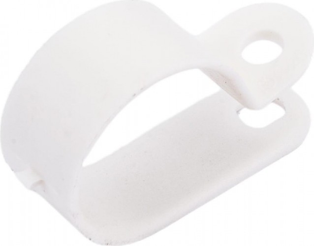 Кабельная скоба под винт REXANT 20 мм, белый упаковка 50 шт. 07-4420 - изображение 2