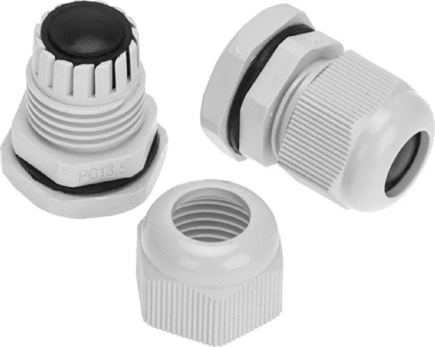 Кабельный ввод REXANT PG-13,5 (6-12мм) серый, (2 шт/уп) 07-8013-A2 - изображение 4