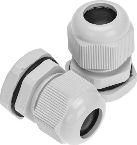 Кабельный ввод REXANT PG-13,5 (6-12мм) серый, (2 шт/уп) 07-8013-A2