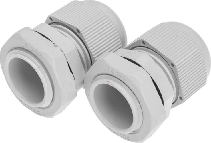 Кабельный ввод REXANT PG-13,5 (6-12мм) серый, (2 шт/уп) 07-8013-A2 - изображение 3