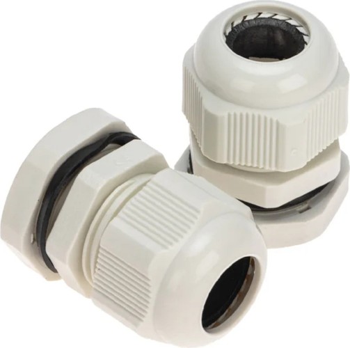 Кабельный ввод REXANT PG-16 (10-14мм) серый, (2 шт/уп) 07-8016-A2