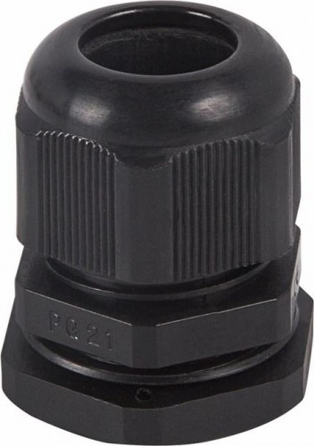 Кабельный ввод REXANT PG-29, 07-8029-1  18-25 мм черный ( уп. 50 штук ) 07-8029-1