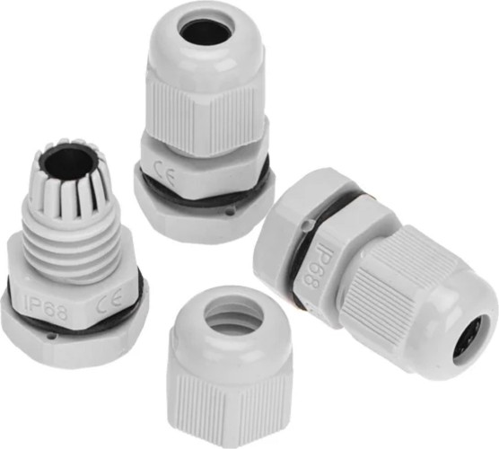 Кабельный ввод REXANT PG-7 (3,5-6мм) серый, (3 шт/уп) 07-8007-A3 - изображение 4