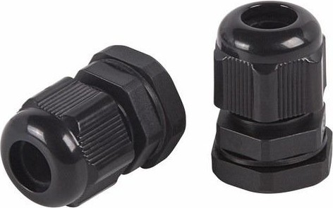 Кабельный ввод REXANT PG-9, 07-8009-1 ( уп 100 шт )  4-8мм черный 07-8009-1