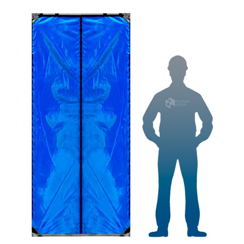 Кабина душевая POLIMER GROUP РОСА без бака синий - изображение 3