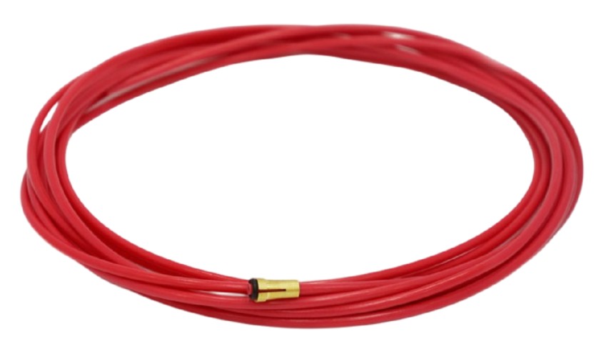 Канал тефлоновый  AURORA красный (3 м, d пров.1,0-1,2) 12124