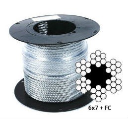 Канат  6 мм стальной для растяжки оцинкованный 00002219 - изображение 2