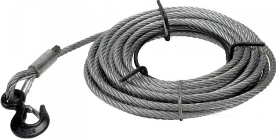 Канат для лебедки TOR МТМ 1600 Г=1,6 т, Д=11 м (тип ZNL) (1271122) 1271122