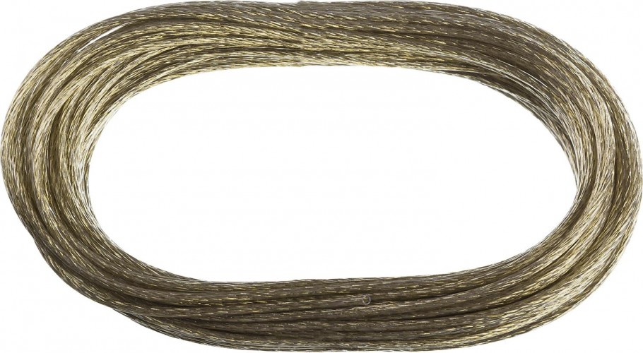 Канат стальной с покрытием из поливинилхлорида (ПВ STAYER MASTER трос хозяйственный в оболочке, 20 метров, 3,0мм 50145-3