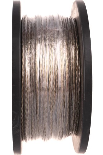 Канат стальной в ПВХ оплетке REXANT 09-5325 d= 2,5мм, прозрачный (бухта 200м) - изображение 2